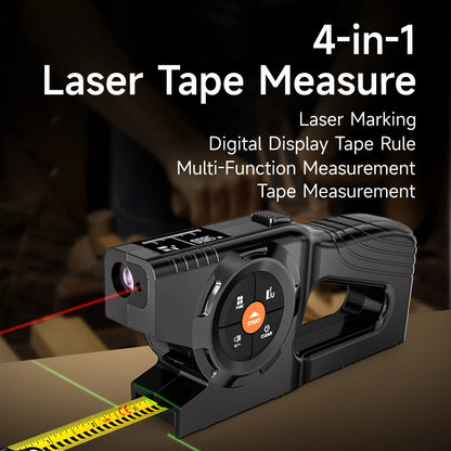 3-in-1 Digital Laser Tape Measure